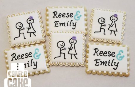 Cartoon Engagement Cookies