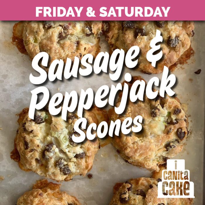 Sausage and Pepper-jack Scones