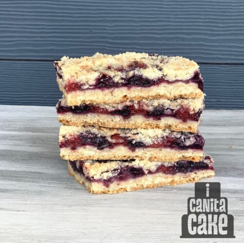 Blueberry Pie Bar by I Canita Cake
