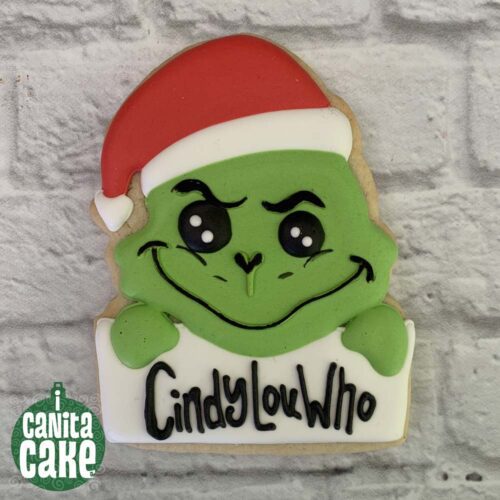 Grinch Cookie Place Cards