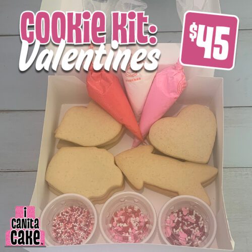 Valentine's Cookie Kit by I Canita Cake