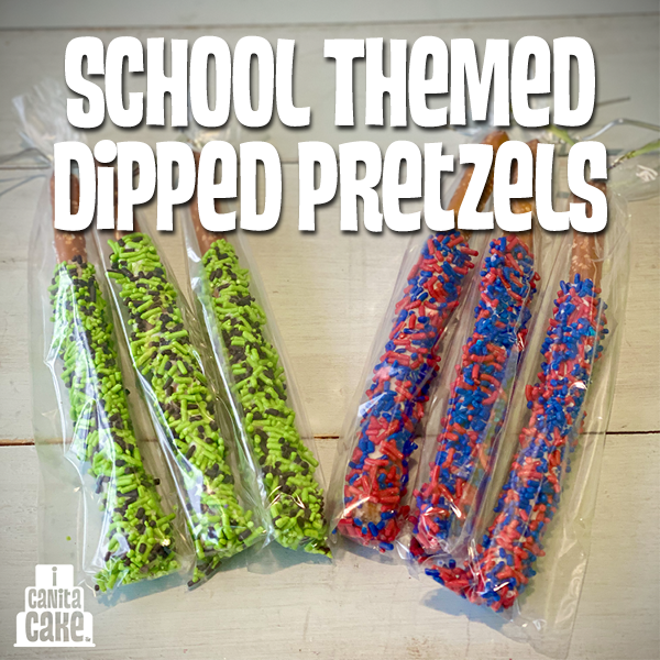 School Themed Dipped Pretzel Sticks by I Canita Cake