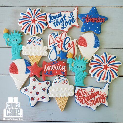 4th of July Cookies by I Canita Cake