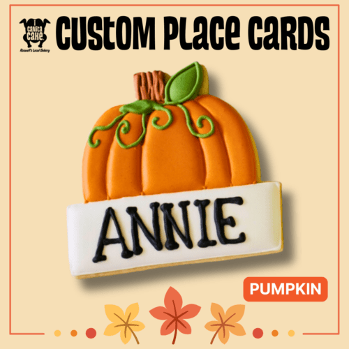 Pumpkin Cookie PLACE CARDS by I Canita Cake