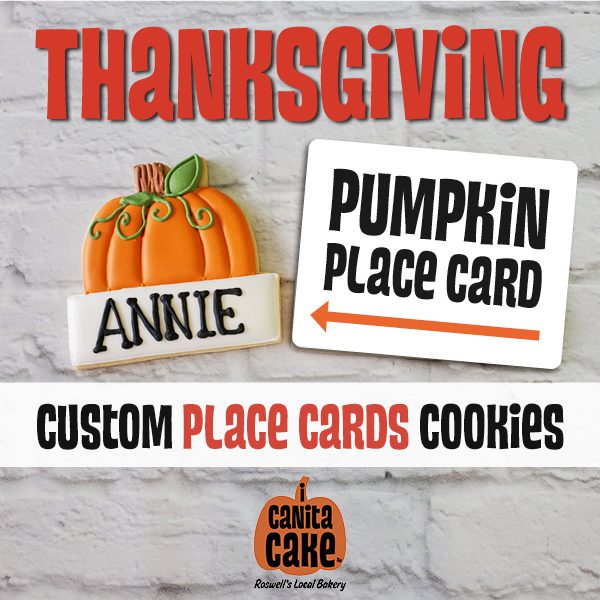 Pumpkin Cookie PLACE CARDS by I Canita Cake
