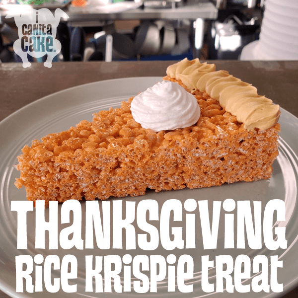 Thanksgiving Rice Krispie Treat by I Canita Cake
