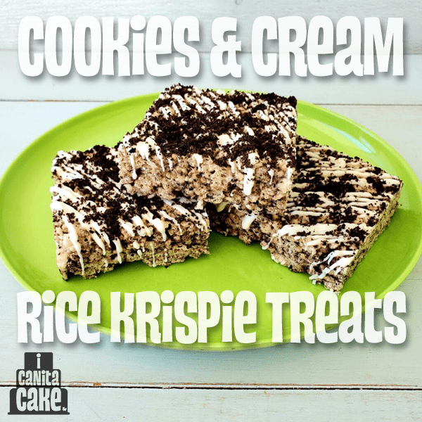 Cookies and Cream Rice Krispie Treats by I Canita Cake