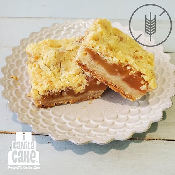 Gluten Free Granny Smith Caramel Apple Pie Bar by I Canita Cake