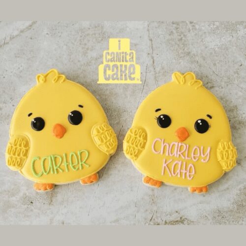 Easter Chick Place Cards by I Canita Cake
