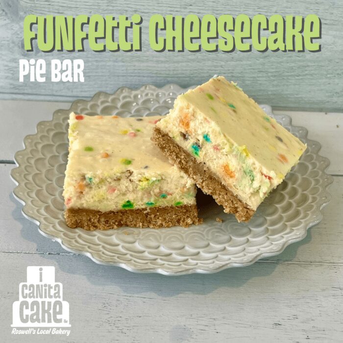 Funfetti Cheesecake Bars by I Canita Cake