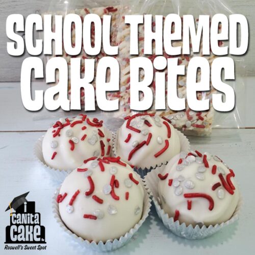 School Themed Cake Bites by I Canita Cake
