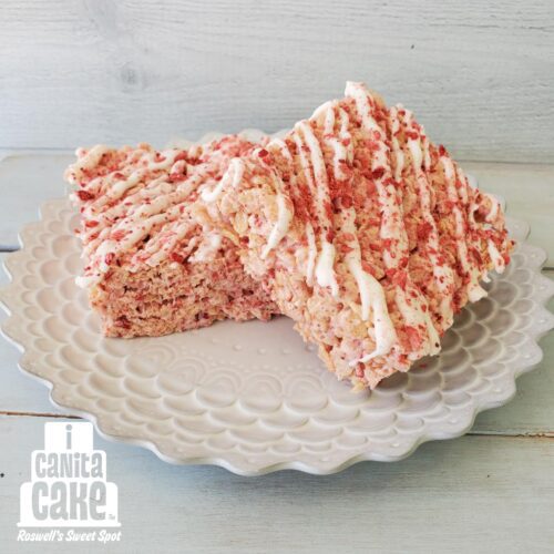 Strawberries and Cream Cereal Treats by I Canita Cake