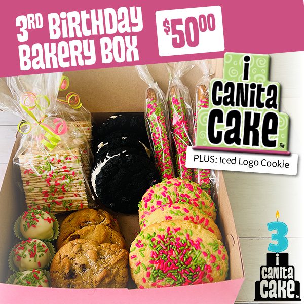 3rd Birthday Bakery Box by I Canita Cake