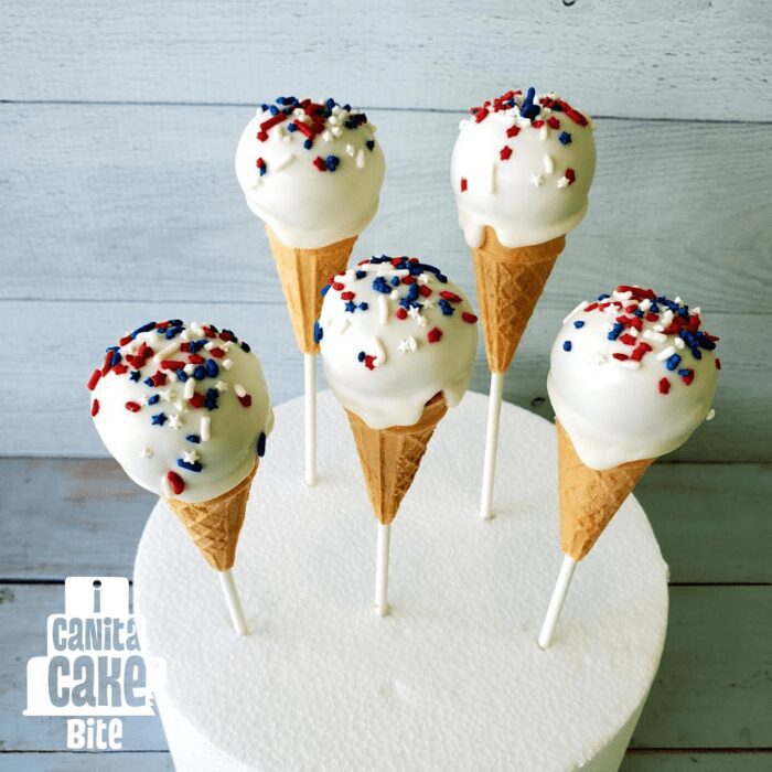 Ice Cream Cone Cake Pops by I Canita Cake