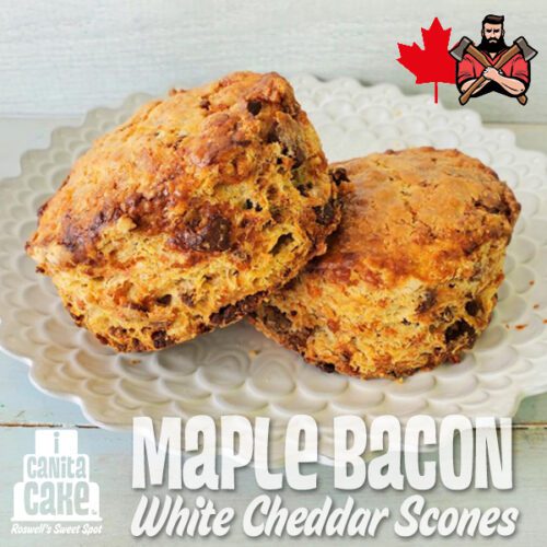 Maple Bacon White Cheddar Scones by I Canita Cake