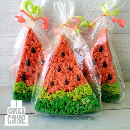 Watermelon Cereal Treats by I Canita Cake