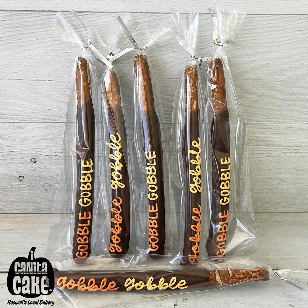 Thanksgiving Dipped Pretzels by I Canita Cake