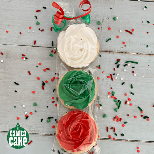 Holiday Rosette Cookies by I Canita Cake