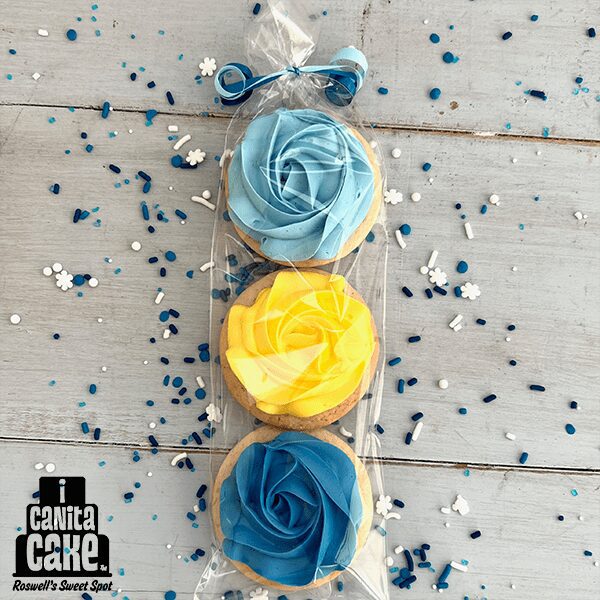 Winter Rosette Cookies by I Canita Cake