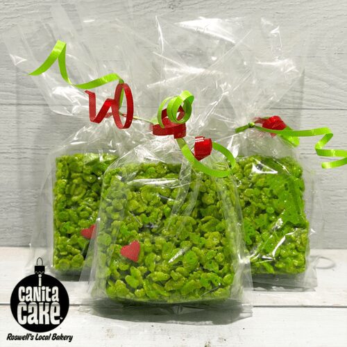 Grinch Cereal Treats by I Canita Cake