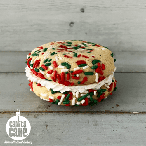 Happy Sprinkle Cookie Sandwich by I Canita Cake