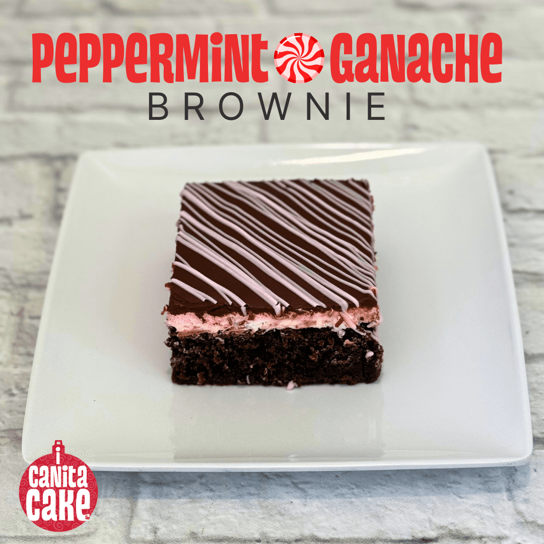 Peppermint Ganache Brownie by I Canita Cake