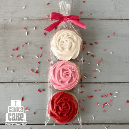 3 Pack Cookies Rosettes Valentines by I Canita Cake
