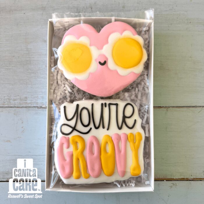 You're Groovy Valentines Set by I Canita Cake
