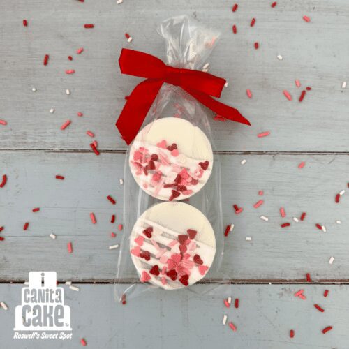 Valentines Sprinkled Dipped Oreos by I Canita Cake