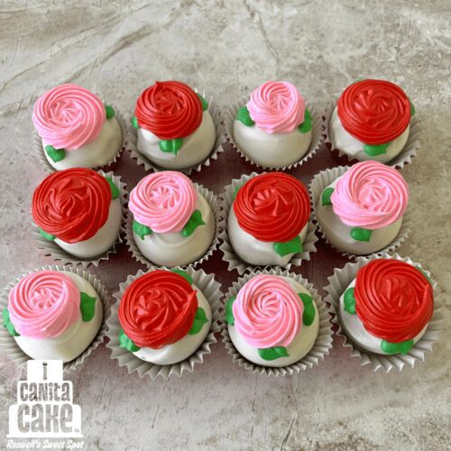 Dozen Roses Cake Bites by I Canita Cake