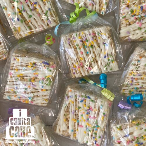 Drizzled Cereal Treats by I Canita Cake