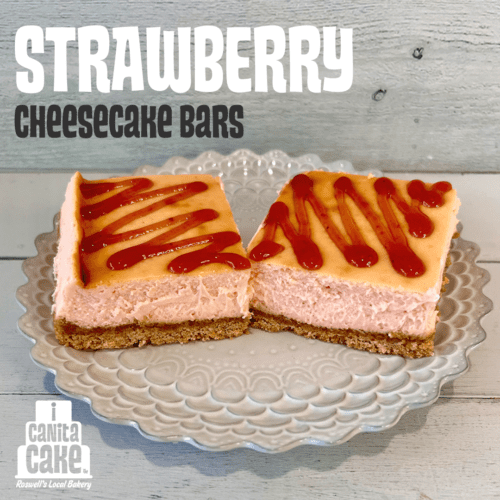 Strawberry Cheesecake Bars by I Canita Cake