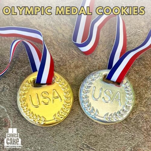 Olympic Medal Cookies by I Canita Cake