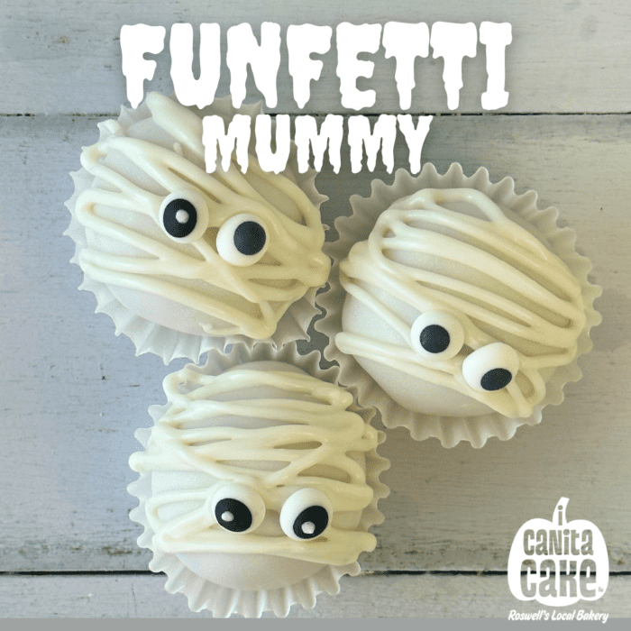 Funfetti Mummy Cake Bites by I Canita Cake