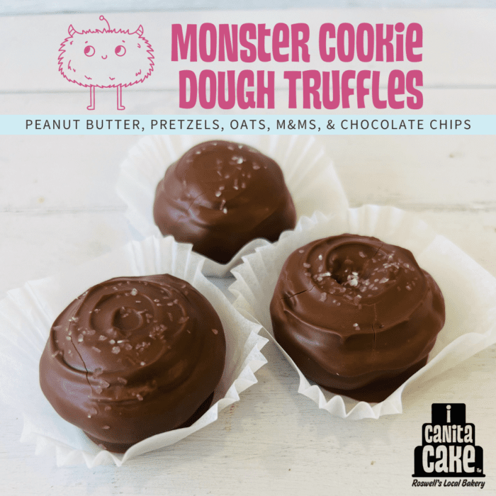 Monster Cookie Dough Truffles by I Canita Cake