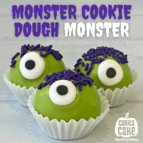 Monster Cookie Dough monsters (truffles) by I Canita Cake