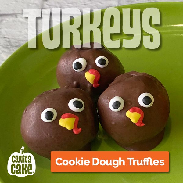 Turkey Cookie Dough Truffles by I Canita Cake